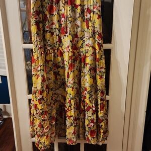 Anne Klein Multicolor Floral Skirt